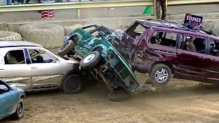 Unbelievable Hit MWFA Demolition Derby Final Confrontation 2023 Hard Core Derby #demolitionderby