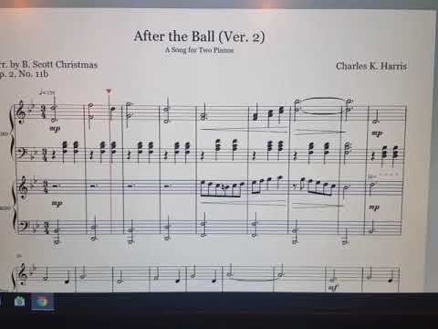 After the Ball by Charles K. Harris || Scott Christmas, pianist