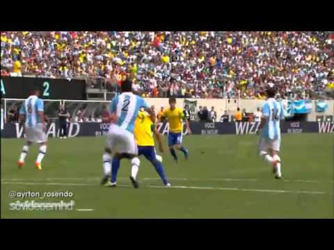 Gols - Brasil 3 x 4 Argentina - Amistoso Internacional - 09/06/2012 - Globo HD