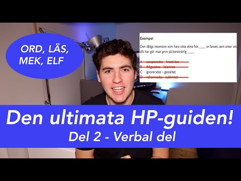 Den kompletta guiden för att prestera på Högskoleprovet - Del 2 (Verbal del)
