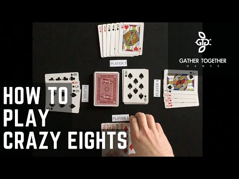 How To Play Crazy Eights - YouTube