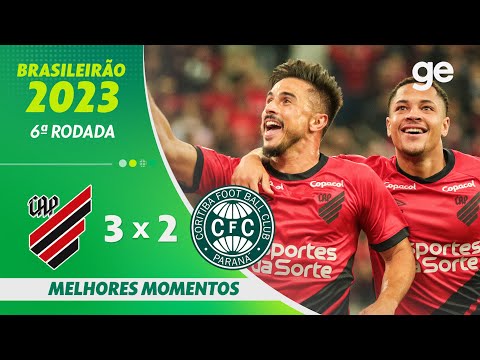 Gols e lances de Athletico Paranaense x Coritiba