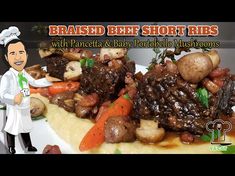 Braised Beef Short Ribs Recipe with Pancetta &...
