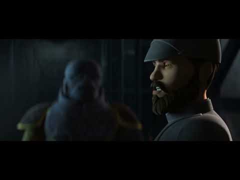 Star Wars The Bad Batch Season 3 Episode 13 Wrecker Takes Out an Imperial Officer Scene 1080p