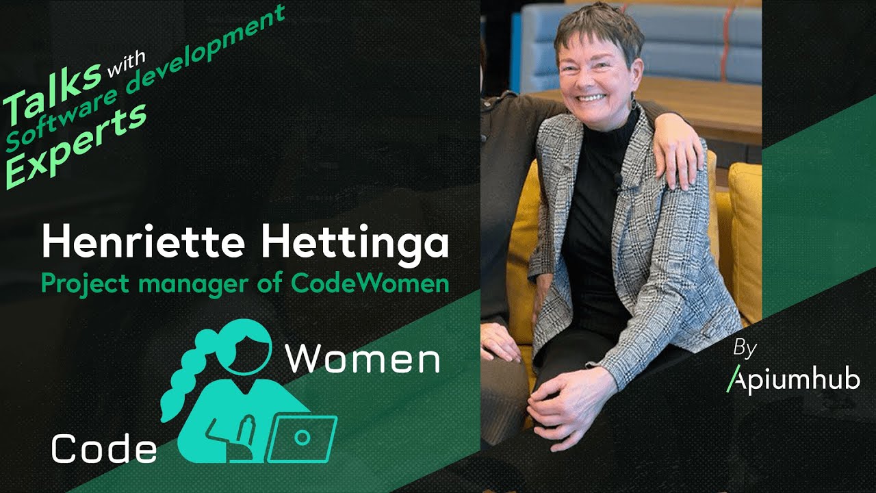 Henriette Hettinga, project manager of CodeWomen | Talks with software development experts