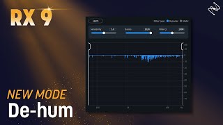 Video thumbnail for RX 9 De-hum: Instantly Remove Hum and Background Noise from Audio by iZotope, Inc.