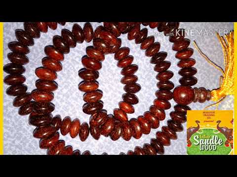 Buy Pure Red Sandalwood Mala or Bracelet Necklace 108