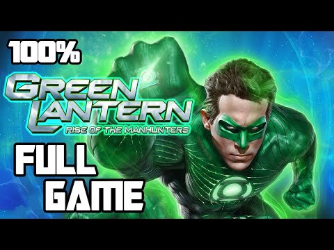 Green Lantern: Rise of the Manhunters 100% FULL GAME Longplay (PS3, X360)