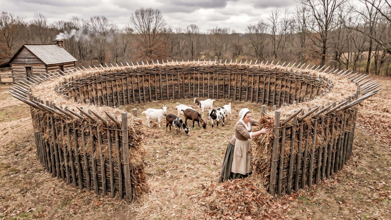 They Mocked Her Goat Wall on the Open Prairie… Then the Cold Never Crossed It