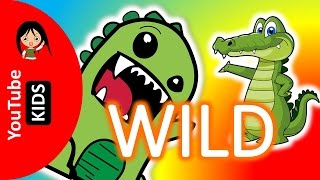 Learn Wild Animals Names and Sounds with Actual Pictures (Part 2) - YouTube Kids