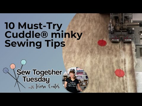 10 Must-Try Minky Fabric Sewing Tips