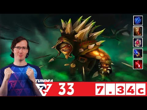 [DOTA 2] TUNDRA.33 the BRISTLEBACK [OFFLANE] [7.34c]