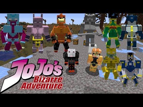 Stands, hamon, vampiros y más || Jojo's bizarre adventure mod 1.12.2