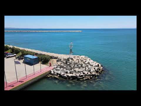 Hellas Pireaus 4k video from drone