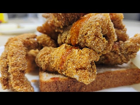 CRISPY FRIED Catfish Nuggets 