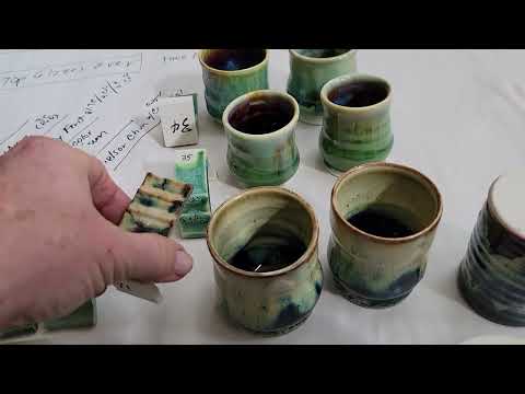 Combination Grid Test cone 6 ( video 22 in FREE Online Glaze Course)