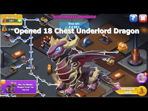 Opened 18 Chest Underlord Dragon-Dragon Mania Legends | Circus Cake Craze Event | DML