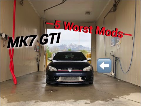 The Top 5 WORST **Mods** For the MK7 GTI//My Top 3 MOST **Disappointing** Mods I’ve Done