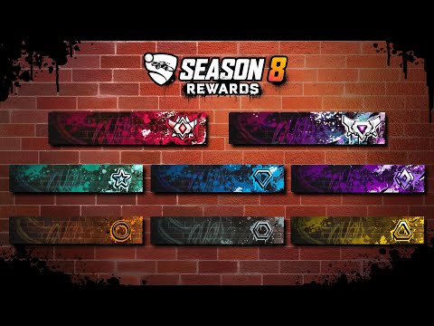 NEW SEASON 8 COMPETITIVE REWARDS IN ROCKET LEAGUE!