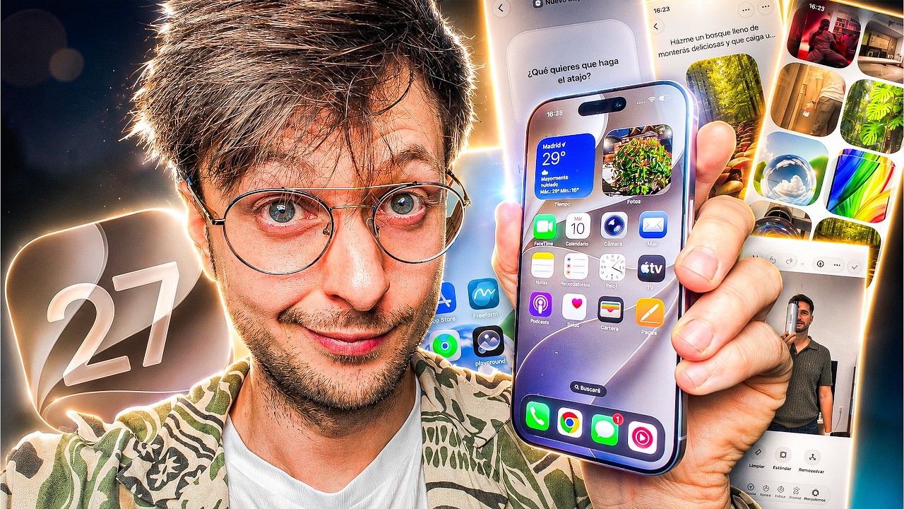 PRUEBO las NOVEDADES de iOS 27.