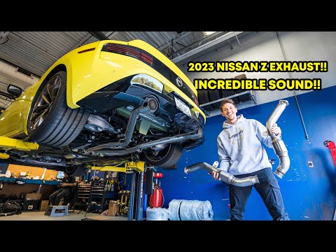 Proto Z Gets NEW FULL EXHAUST & DOWNPIPES!! | *INCREDIBLE SOUND*