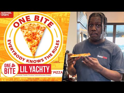 Lil Yachty's Frozen Pizza Review - One Bite Pizza