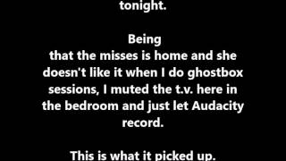 Audacity picking up EVP's on its own