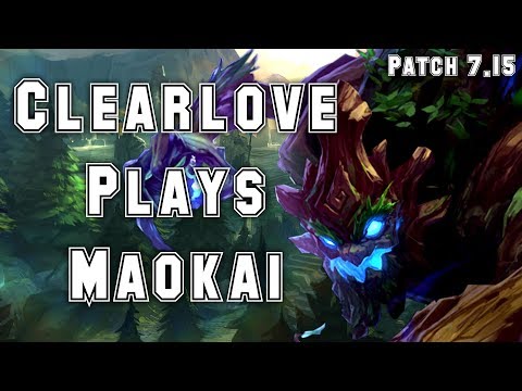 New Maokai Jungle! EDG Clearlove Plays Maokai vs Elise Jungle - S7 Ranked | Patch 7.15
