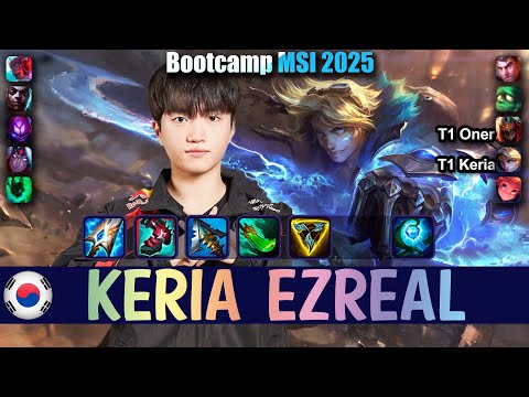 T1 Keria EZREAL vs VARUS ADC - Patch 25.13 NA Ranked | Bootcamp MSI 2025 | lolrec