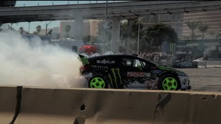 Gymkhana Ken Block Drifting Ride Along - 2012 SEMA Show