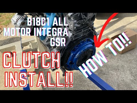 How to change a clutch, pilot bearing, flywheel/Rear main seal on a B-Series Honda/Acura.