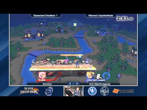 Basement Dwellers 1 SSB4 Singles Winners Quarters: Stormfury (Robin) Vs. NLS|SilentProtagonist (ZSS)