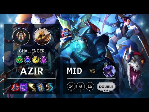 Azir Mid vs Ryze - BR Challenger Patch 10.19