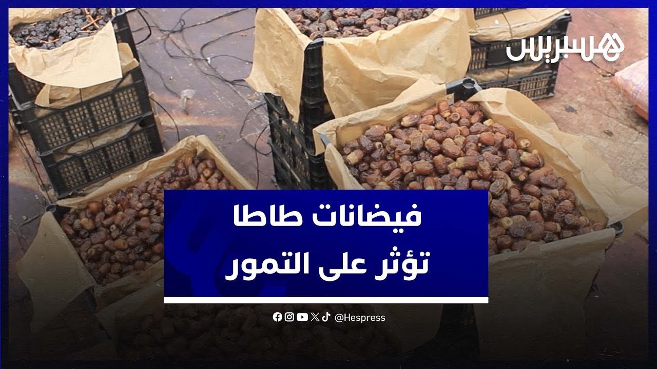 هكذا أثرت فيضانات طاطا على وفرة التمور في سوق الجملة بإنزكان thumbnail