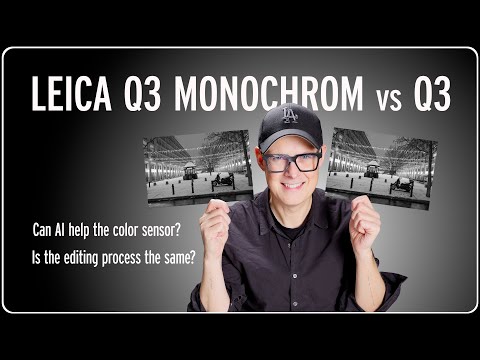 Leica Q3 vs Q3 Monochrom — Can Lightroom AI Noise Reduction Match Monochrome?