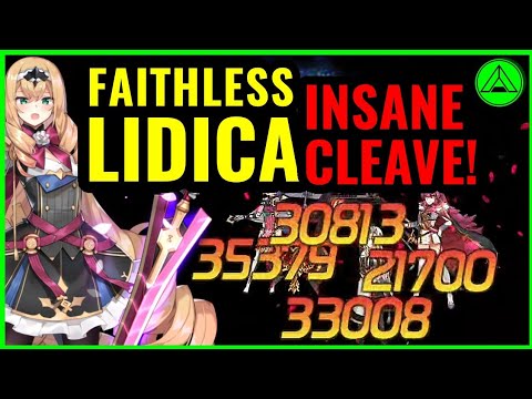 Faithless Lidica can now do INSANE CLEAVE! 😱 Epic Seven