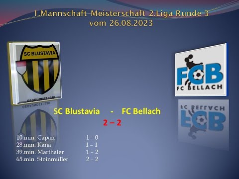 1.Mannschaft Meisterschaft 2.Liga SC Blustavia - FC Bellach