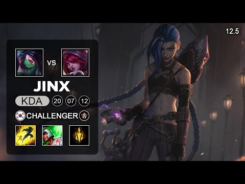 T1 Gumayusi Jinx ADC vs Xayah - KR Challenger - Season 12 Patch 12.5