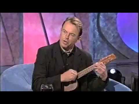 Sam Neill with his ukulele
