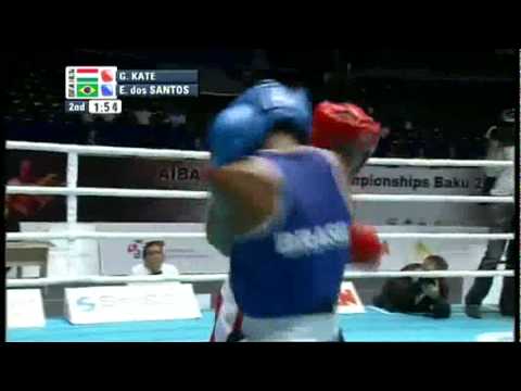 Light Welter (64kg) QF - Kate Gyula (HUN) VS dos Santos Everton (BRA) -2011 AIBA World Champs