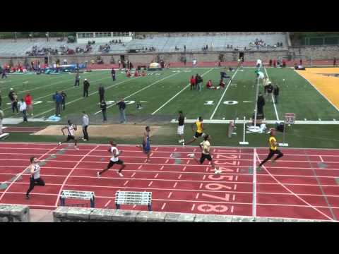 2012 ESU Relays - Men's 100M Dash (Prelim, Heat 2)