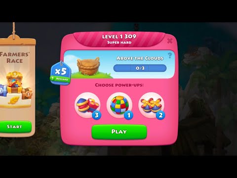 TOWNSHIP COLORFUL PUZZLE LEVEL 1306, 1307, 1308 AND 1309 SUPER HARD @theonlycozy #township