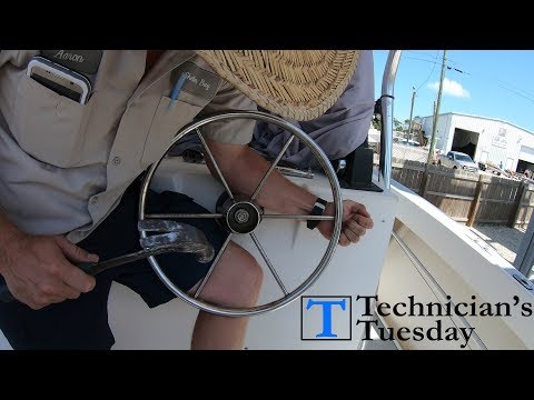 Easiest Way To Remove A Boat Steering Wheel!