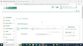 How to Schedule NEFT RTGS payment for IDBI Bank internet banking | IDBI fund transfer NEFT/ RTGS