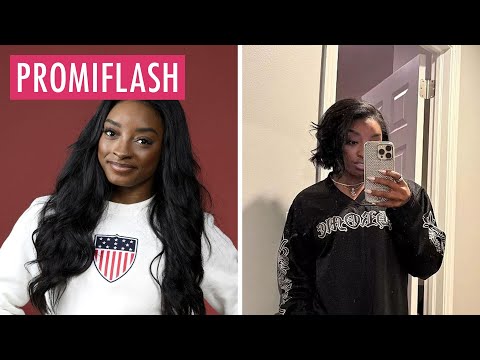 Video Thumbnail: Krasse Veränderung: Simone Biles überrascht mit Bob-Frisur