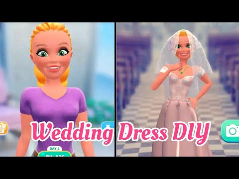 Wedding Dress DIY All Levels 1 - 16 Gameplay Walkthrough - YouTube