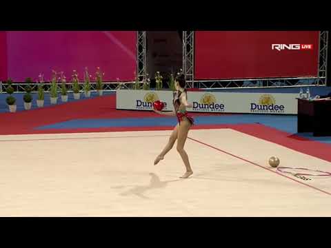 Alina Adilkhanova (KAZ) pelota AA - Sofia World Cup 2021