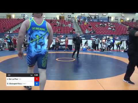 130 Lbs Rr Rnd 2 - Israel De La Paz, Texas Style Wrestling Club Vs Gabe Beauperthuy, The Community