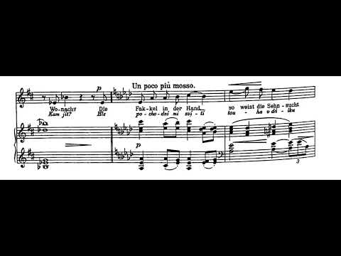 Josef Bohuslav Foerster: Leuchtende Tage (Zářivé dny) - No. 4 Nach Hause (Domů)