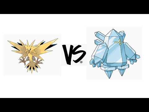 Electric Pokemon VS Iceberg Pokemon (Zapdos VS Regice) Pixelmon Reforged